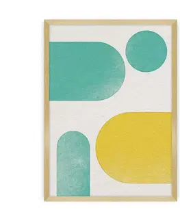 Obrazy Plagát Abstract Shapes I