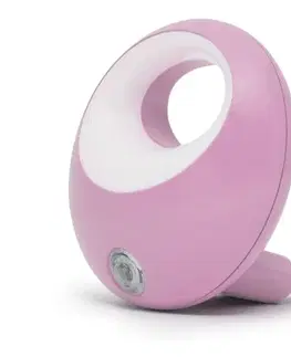 Svietidlá  LED Orientačné svietidlo so senzorom do zásuvky LED/1W/230V ružová 20275VL