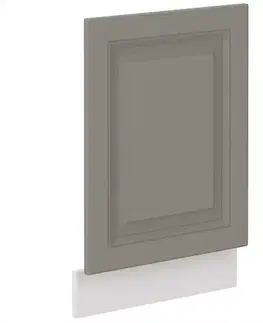 Dvierka a čelá zásuviek pre kuchynske skrinky Dvierka umývačky riadu Stilo claygrey/biely 570x446