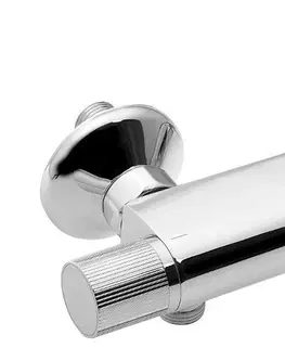 Kúpeľňové batérie AQUALINE - ACTION nástenná sprchová termostatická batéria, chróm MB155