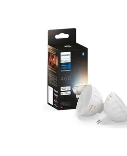 LED osvetlenie SADA 2x LED Stmievateľná žiarovka Philips Hue WA GU5,3/MR16/5,1W/12V 2200-6500K 8719514491588