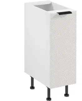 Kuchynské skrinky Korpus Luxeo K04-D30 biely