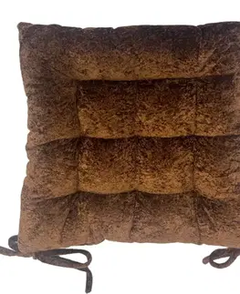 Bytový textil Poduška na stoličku PB2565 40x40 cm 12 svetlohnedá