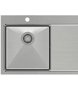 Oceľové drezy Drez Ozon 111 780x490x200 satén