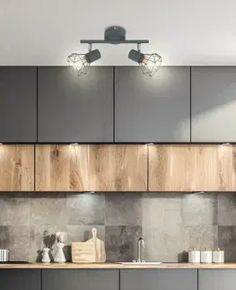 Nástenné svetlá Nástenná lampa Verve, pásik E14, matná sivá