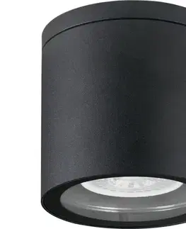 Záhradné lampy  Vonkajšie bodové svietidlo 1xGU10/35W/230V IP54 guľatý čierna KTLQK02CZ