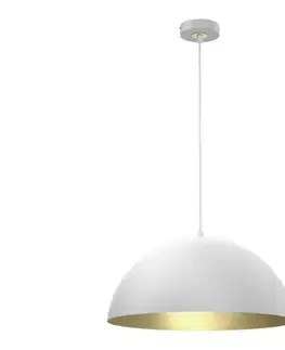 Svietidlá  Luster na lanku BETA 1xE27/60W/230V pr. 45 cm biela MLP7974