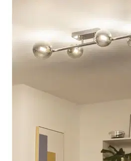 Svietidlá BRILAGI - LED prisadený luster MILLA 4xG9/3W/230V čierny chróm/dymová 7010-4CS