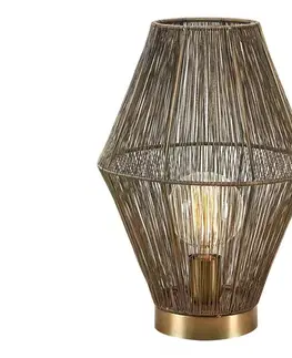 Lampy Markslöjd 108665 - Stolná lampa CASA 1xE27/40W/230V mosadz 108665