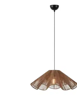 Svietidlá Markslöjd 108681 - Luster na lanku NAMI 1xE27/40W/230V hnedá 108681