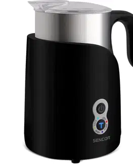Automatické kávovary Sencor SMF 4000BK napeňovač mlieka