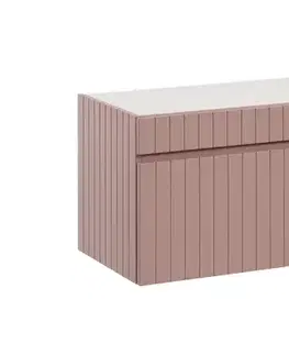 Kúpeľňový nábytok COMAD - Skrinka pod umývadlo 100cm 1 szuflada ICONIC ROSE 5907611656259