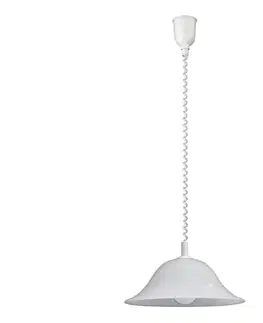 Svietidlá Rabalux 3904 - Luster sťahovací ALABASTRO 1xE27/60W/230V