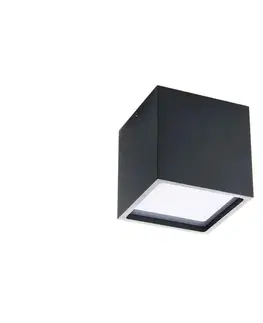 Záhradné lampy LED2 - LED Vonkajšie stropné svietidlo CUBE LED/12W/230V antracit IP54 LED2 5111134