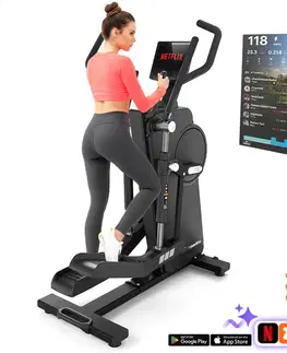 Eliptické trenažéry Eliptický trenažér inSPORTline ZenStride 1200