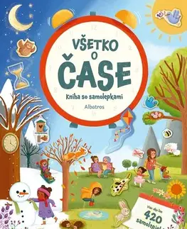 Pre deti a mládež - ostatné Kniha so samolepkami - Všetko o čase - Hannah Joli,Anna Jones,Viktória Floreková