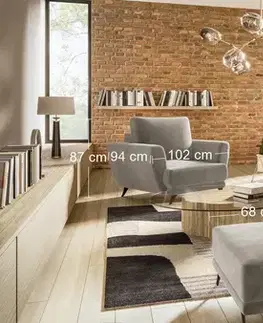 Sedacie súpravy NABBI Meri 3+1+1 rozkladacia sedacia súprava s úložným priestorom béžová