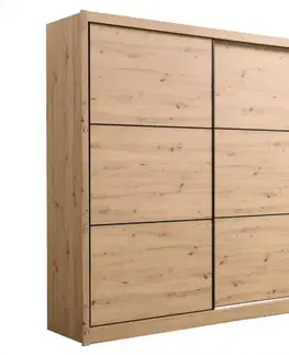 Šatníkové skrine Skriňa Navara artisan 11008277
