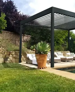 Záhradné pergoly Bioklimatická pergola 3x3 m BIOCLIMATIC 33 Lanitplast