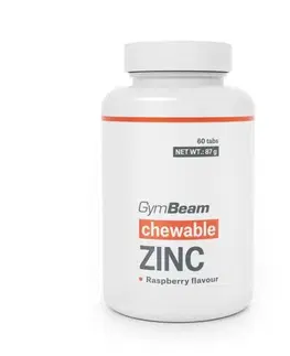Zinok GymBeam Zinok, tablety na cmúľanie malina