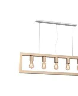 Svietidlá  Luster na lanku MACK 5xE27/60W/230V MLP5465