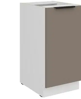 Kuchynské skrinky stojace Kuchynská skrinka Aria-Ta/Wh Anti Fingerprint 40d 1f Bb