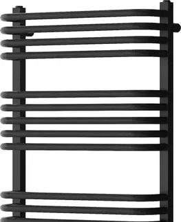 Radiátory do kúpeľne MEXEN - Apollo vykurovací rebrík / radiátor 860 x 550 mm, 479 W, čierna W117-0860-550-00-70