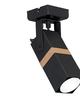 Svietidlá  Bodové svietidlo VIDAR 1xGU10/25W/230V čierna MLP5400