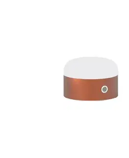 Lampy Ideal Lux - LED dotyková stolná lampa MIGNON LED/5W/5V pr. 10 cm CRI 90 meď 335025