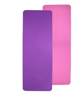 Podložky na cvičenie Karimatka inSPORTline Doble 173x61x0,6 cm fialovo-ružová