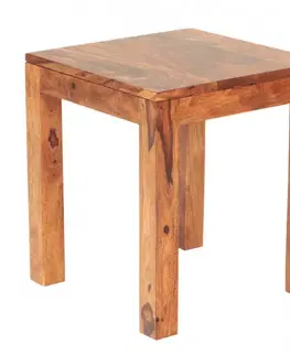 Záhradné stoličky a kreslá Odkladací stolík Gani 40x45x40 z indického masívu palisander