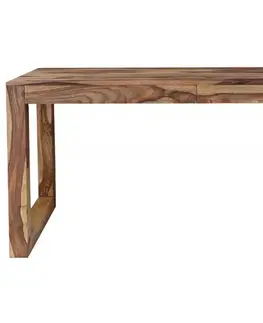 Písacie a pracovné stoly Písací stôl Tara 130x76x70 indický masív palisander