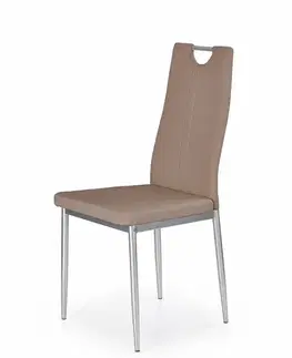 Jedálenské stoličky HALMAR K202 jedálenská stolička cappuccino