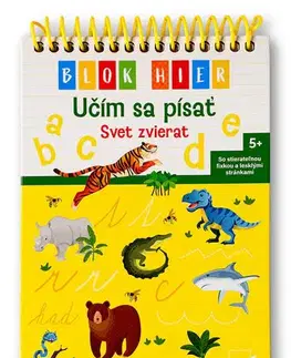 Príprava do školy, pracovné zošity Blok hier: Učím sa písať - Svet zvierat
