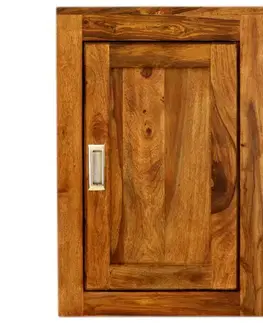 Kúpeľňový nábytok Nástenná skrinka do kúpeľne 40x60x15 Nela indický masív palisander
