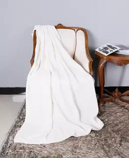 Jednofarebné deky Deka Laguna 170x220 ecru