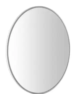 Kúpeľňové zrkadlá SAPHO - FLOAT LED podsvietené zrkadlo, ø 60cm, biela 22559