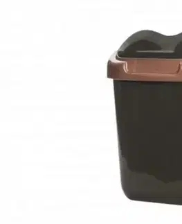Odpadkové koše Kinekus Kôš na odpad preklápací, objem 15L, plastový, FALA, zlatý