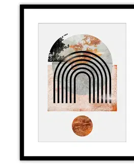 Obrazy Obraz Abstract I 40x50cm copper