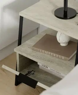 Konferenčné stolíky Nočný stolík Pal Travertine