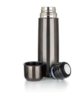 Termosky a termohrnčeky Banquet Termoska nehrdzavejúca AVANZA 0,5 l, metalická čierna, 0,5 l