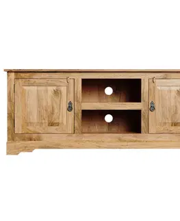 Spálňa TV stolík Guru 150x60x45 z mangového dreva