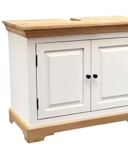 Kúpeľňový nábytok Skrinka pod umývadlo Retro 90x70x45 z mangového dreva