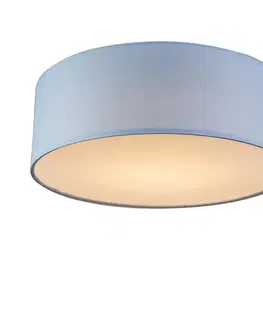 Stropné osvetlenie Stropné svietidlo modré 30 cm vrátane LED - Drum LED