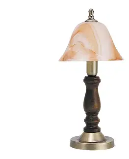Lampy Rabalux 7092 - Stolná lampa RUSTIC 3 1xE14/40W/230V 7092