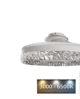 Svietidlá  LED Stmievateľný prisadený luster LED/86W/230V 3000-6500K biela + diaľkové ovládanie TA1306/W