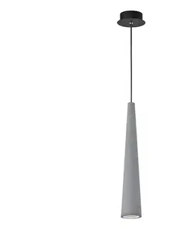 Svietidlá Viokef Lighting Závesné svietidlo na lanku ANISHA 1xGU10/35W/230V sivé 4277500