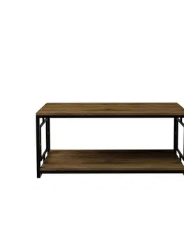 Konferenčné stolíky Konferenčný stolík Kelvin Black and Walnut