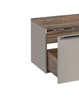 Nábytok ArtCom Kúpeľňová skrinka s doskou SANTA Fe Taupe D60/1 | 60 cm