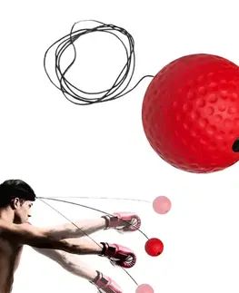 Boxovacie vrecia a hrušky Reflexná boxovacia loptička na hlavu inSPORTline Respell Heavy 84g